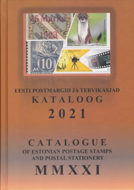 Estonian Stamps Catalog (1918 -) 2021 New Neu