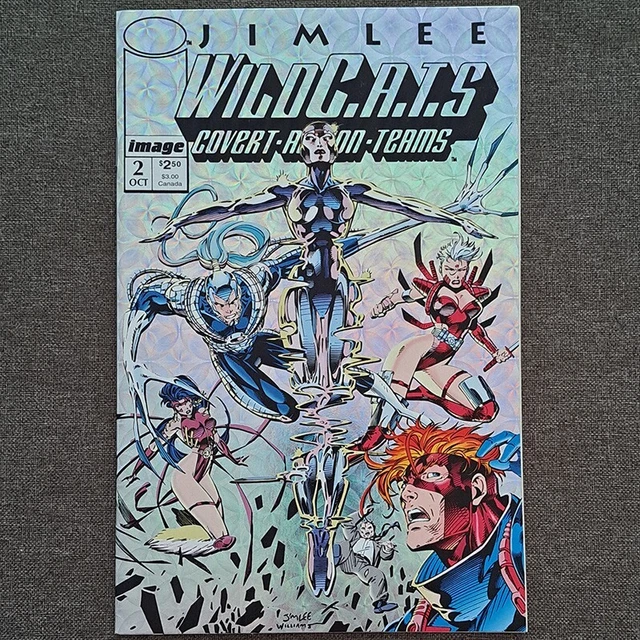 Image WildC.A.T.s: Covert Action Teams 1992 #2 Prism cover by Jim Lee NM unread
