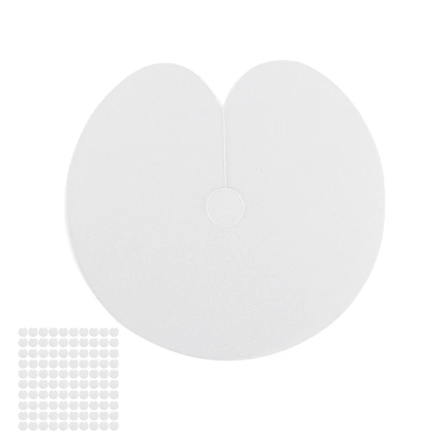 100pcs Heat Guards Salon Professionnel Modèle D'espaceur à Trou Unique Po