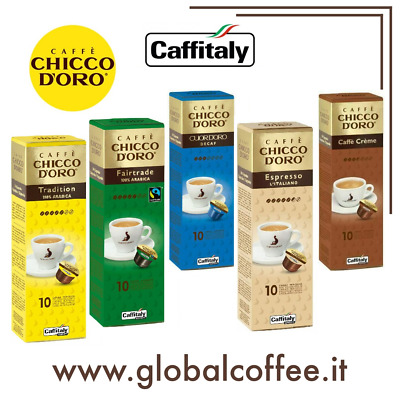 Chicco 400 Capsule Caffitaly System Chicco d'Oro Caffè Crème Creme Originali 