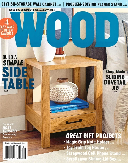 WOOD MAGAZINE December 2023 / January 2024 Build A Simple Side