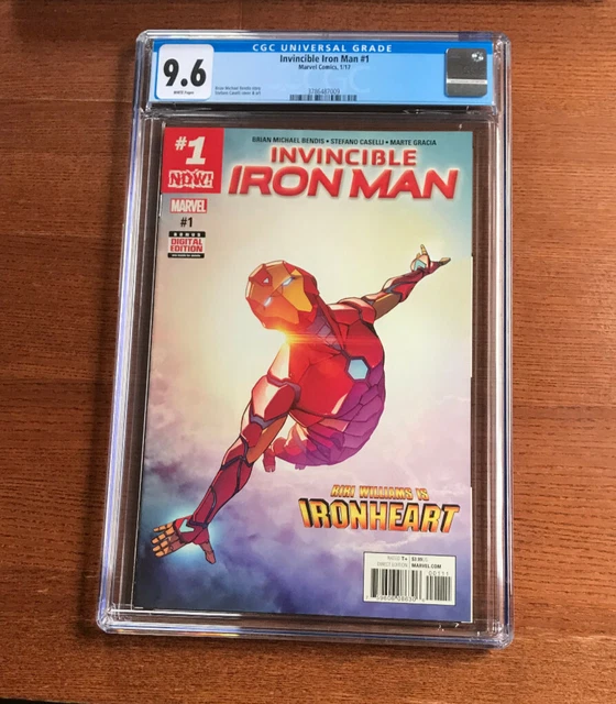 Invincible Iron Man #1 CGC 9.6 1st Riri Williams solo Ironheart armor cover 2016