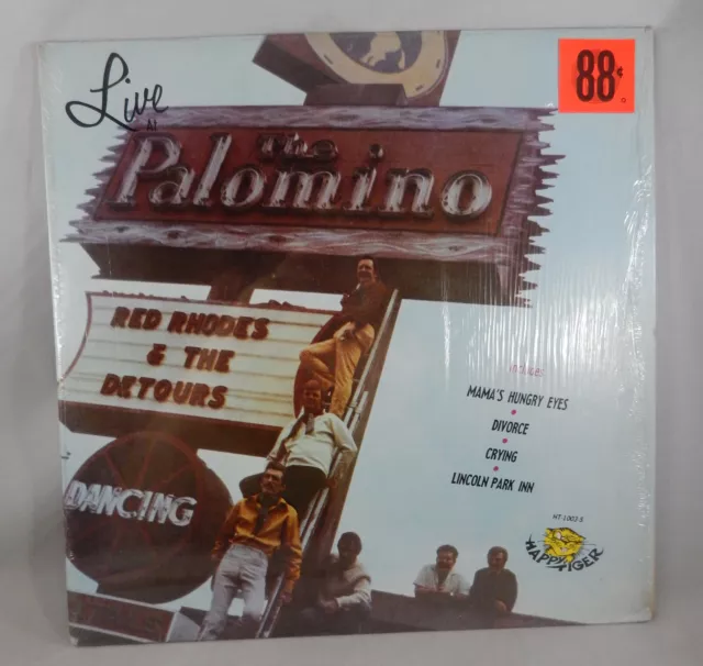 Red Rhodes & The Detours LIVE AT THE PALOMINO LP Happy Tiger 1003-S