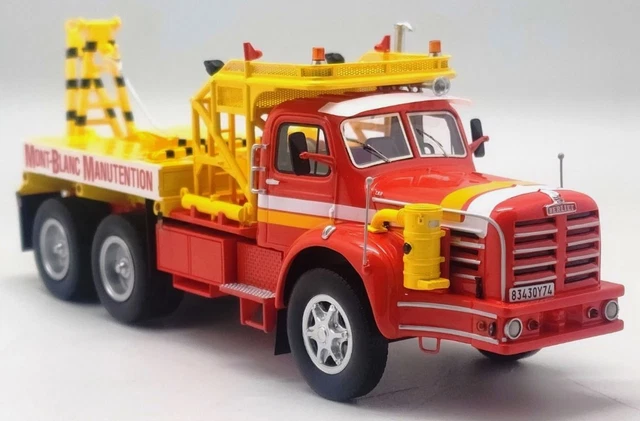 Miniature PERFEX 1/43 : Renault 2.5T Jaune - Véhicule Du Tour De France, édition Limitée