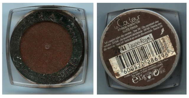 Fard à Paupières L'Oréal Infaillible 037 Metallic Lilac - Tenue 24h Waterproof - 3,5 G - Neuf