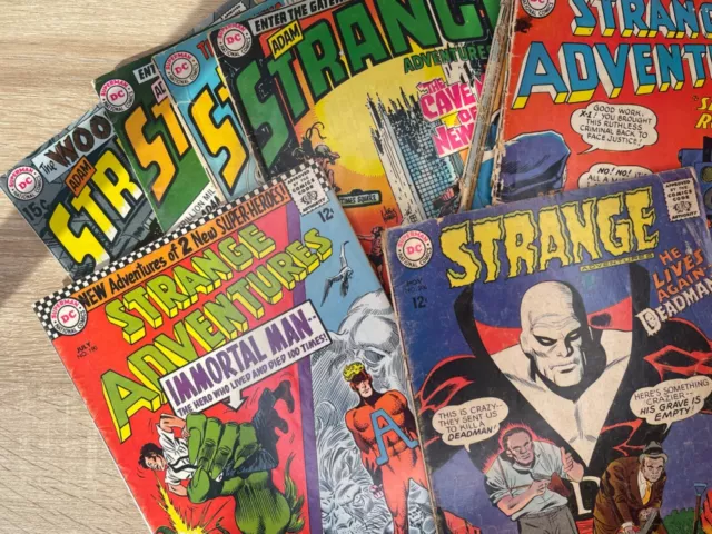 Strange Adventures  Silver / Bronze Age Lot  # 1  -  8 Books  - 1St Animal Man