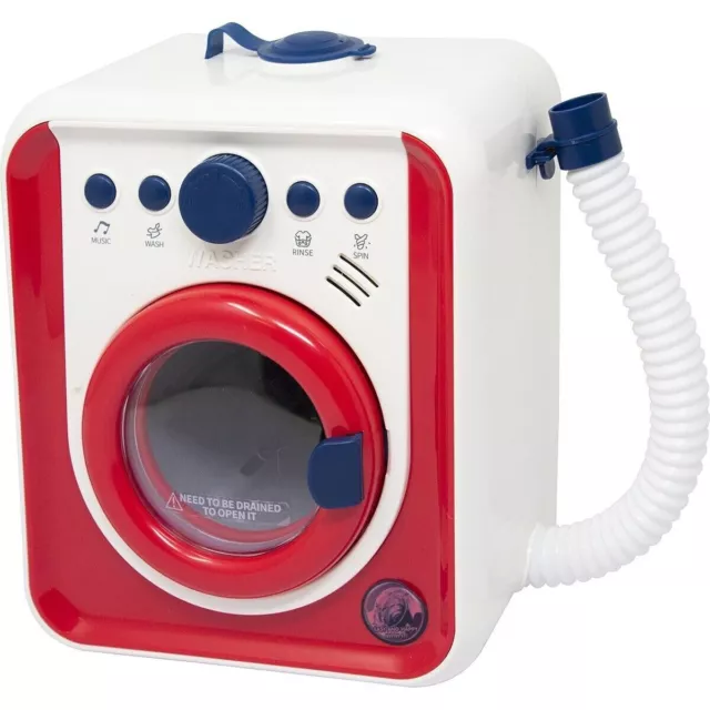 Kids Washing Machine Toy with Light & Sound Interactive Pretend Role Play Fun