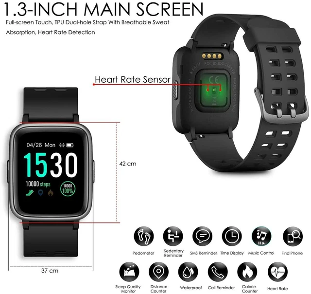 CHEREEKI FITNESS TRACKER IP67 Impermeabile Orologio Smartwatch Sleep Monitor EUR 33 50 PicClick IT