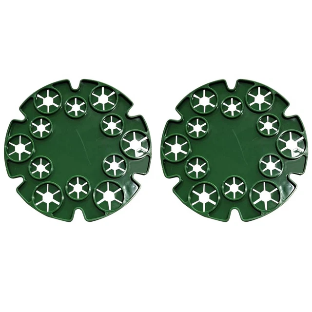 Garden Cane Grips Pflanzenstützen 13cm Durchmesser Grün Pflanzenfixierer