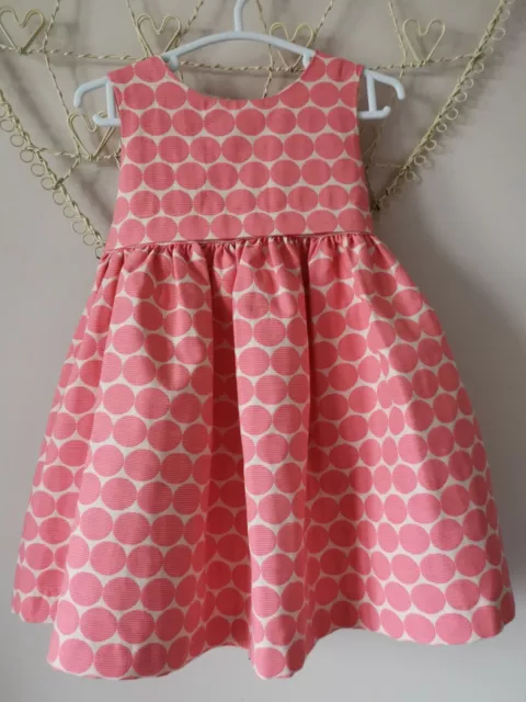 Abito occasione speciale John Lewis Baby Peach età 9-12 mesi