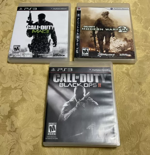 Call of Duty Modern Warfare 2 3 Black Ops 1 Sony PlayStation 3 PS3