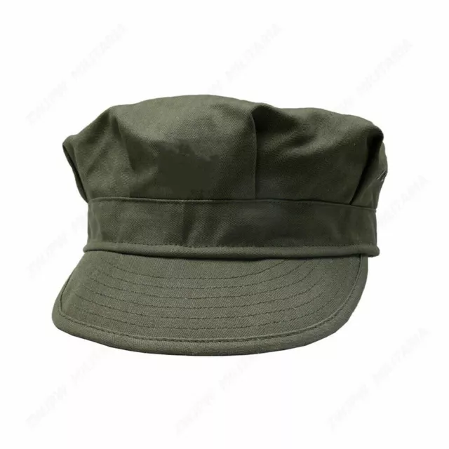 WW2 US Army HBT Green Marine Corps Cap Hat Replica HIGH QUALITY