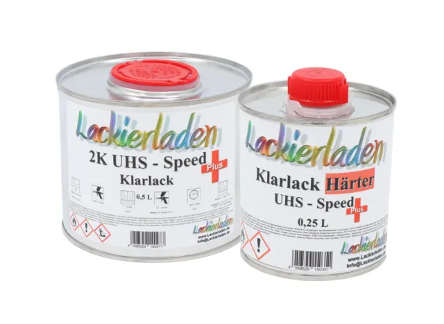SET 2K UHS Speed Plus 2:1 Klarlack inkl. Härter 0,75 L | Klarlack 0,5 L Härter 0