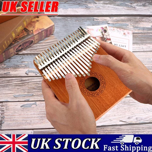 Mahogany 21 Key Kalimba Thumb Piano Mbira Musical Instrument for Beginner