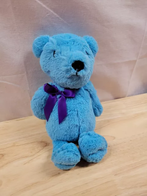 The Childrens Place Peluche Azul Oso de Peluche Moral Moño Cinta Juguete Corazones