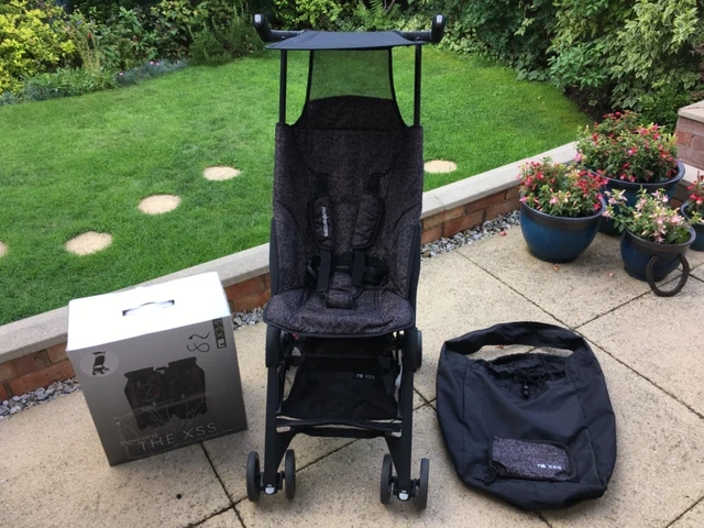 MOTHERCARE XSS COMPACT Stroller Pushchair Black Leopard used for