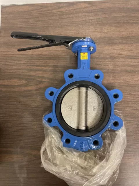 6” Lug Style Butterfly Valve Complete W/ Handle