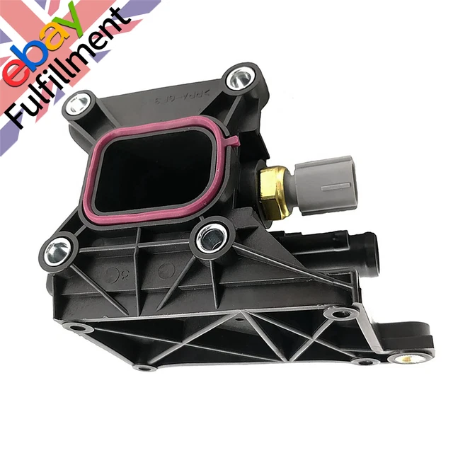 Water Outlet / Thermostat Housing For Mazda 3, 5, 6, CX-7 - Part LF941517Z, 45-Degree Neck, 160°F Thermostat