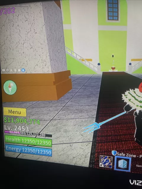 Roblox Blox Fruit Max Level 2450, All Sea Unlocked, Unverified