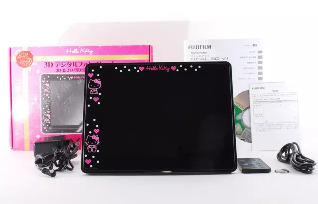 FUJIFILM FinePix Fine Pix REAL 3D V1 digital camera Hello Kitty mint