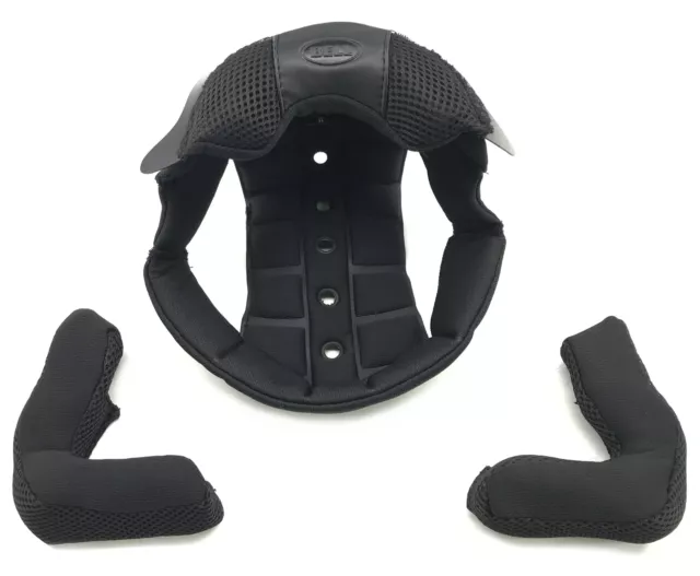 Bell Broozer Helmet Cheekpad & Inner Top Liner Pad Set Black