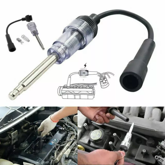 Spark Plug Tester Ignition System Coil Engine In Line Auto Diagnostic Test Tools