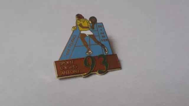 pin's tennis / 7ème tournoi sport loisirs d'Antony du 4 au 25 septembre 1993 EGF