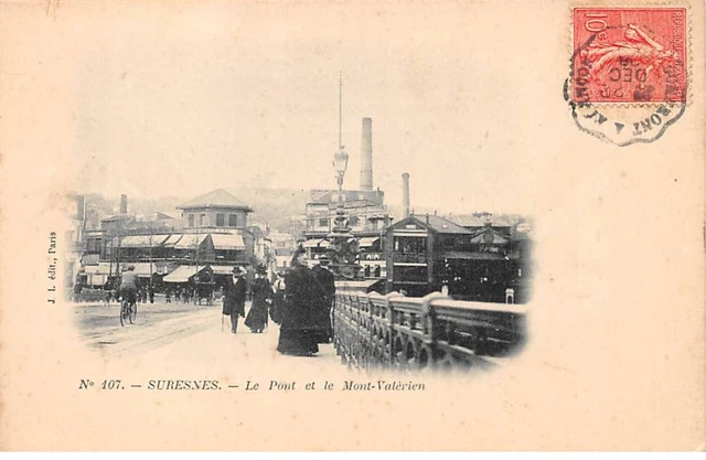 92 - SAN63242 - SURESNES - Le Pont et le Mont Valérien