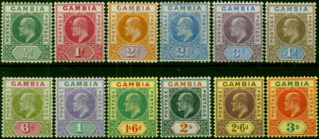 Gambia 1902-05 Set of 12 SG45-56 Fine MM
