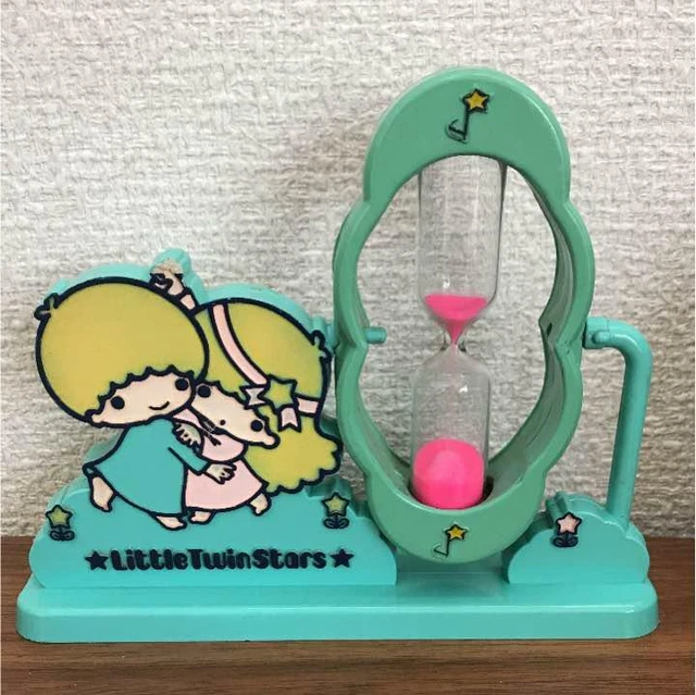 LITTLE TWIN STARS Hourglass 1976 Sanrio Vintage