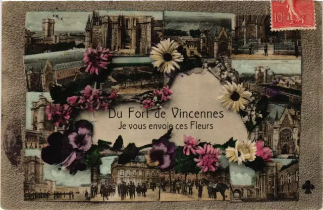 CPA AK Du Fort de VINCENNES I send you these flowers (672203)