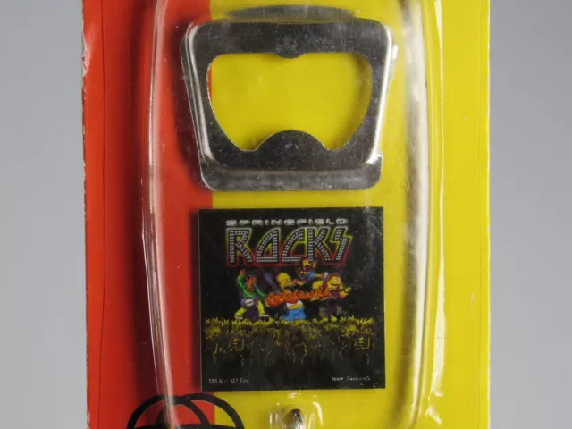 The Simpsons Bottle Opener Keychain Beer Bar Springfield ROCKS New Homer