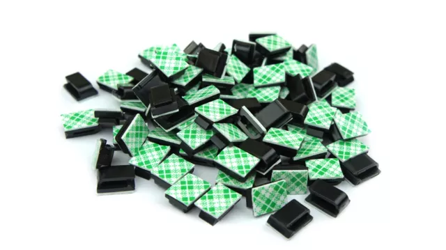 10 Pièce Voiture Supports pour Câble Auto-Adhésif Serre-Câble Conduite de Câbles