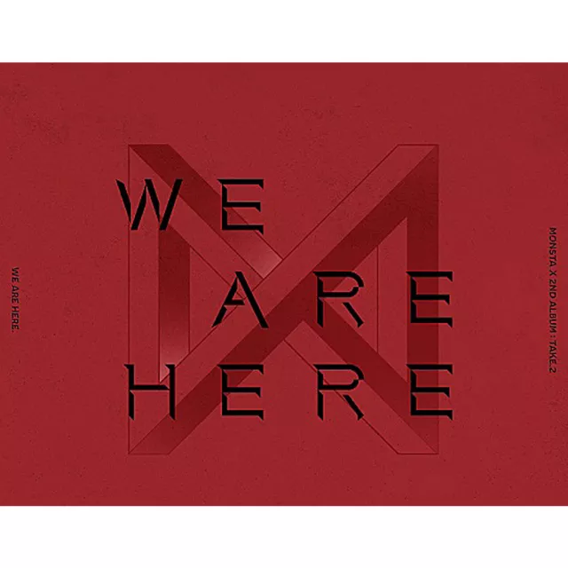 MONSTA X Take.2 We Are Here 2nd Album CD+Book+Polaroid+Card+Etc+Tracking Number