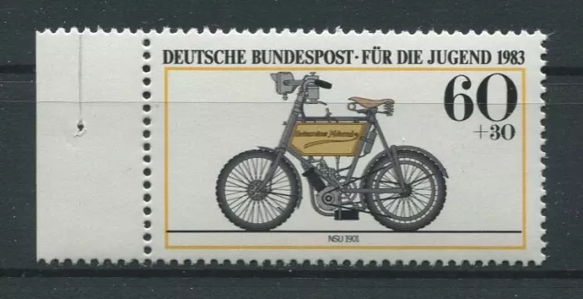 BRD ABART 1169 DD MOTORRÄDER 1983 DOPPELDRUCK ** ERROR DOUBLE PRINT!! a5026