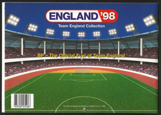 Bp Oil-Empty Album- England 1998 World Cup Finals 2