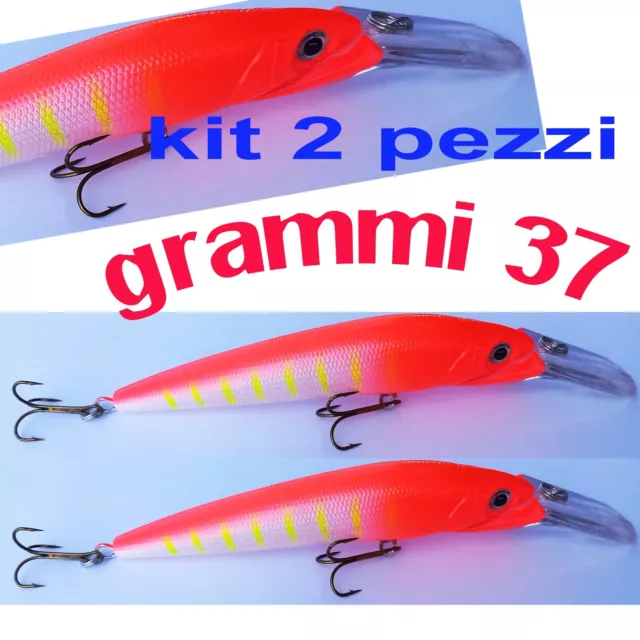 esca artificiale pesca spinning bass luccio spigola traina mare minnow siluro