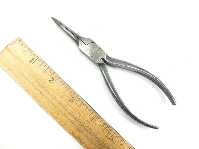 Kraeuter Tools 6-1/4" Extra Long Needle Nose Pliers  - Made In Usa - 1621-6