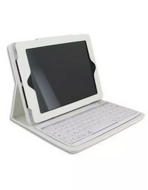 Folio avec Clavier Bluetooth Blanc pour iPad, Mobility Lab 3