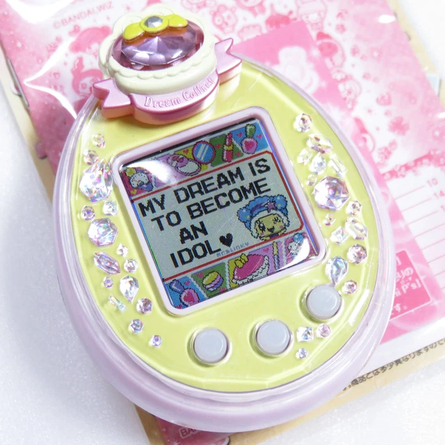 TAMAGOTCHI P'S YELLOW Pink English w/ Tama Deco Pierce Dream