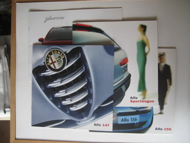Catalog/Pamphlet Alfa Romeo 147 156 Sportwagon Fiat Punto Volumes
