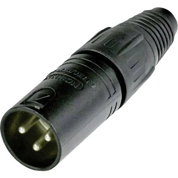 Neutrik nc3mx-bag connettore xlr spina dritta poli 3 nero 1 pz