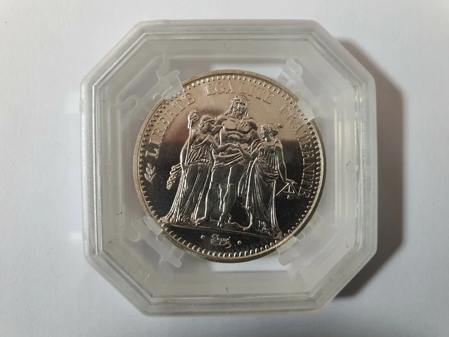10 Francs Argent Hercule / 1973 / Coque Geni / Fdc 67 / Ms 67 / Rare / F.364.12