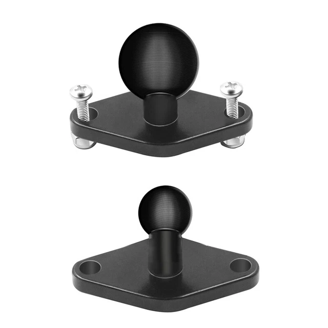 Adattatore testa a sfera 17 mm clip montaggio specchio retrovisore per fotocamera montaggio automatico auto ~^