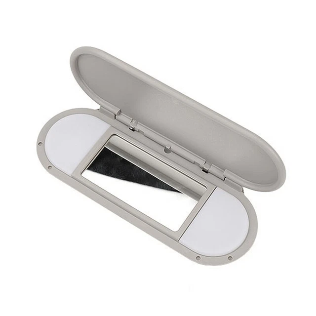 tetto auto parasole parasole specchio trucco copertura vetro luce lampada5491