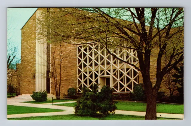 Tulsa OK-Oklahoma, University of Tulsa, Sharp Memorial Chapel, Vintage Postcard