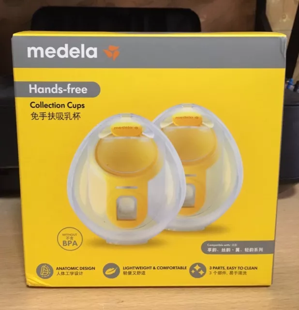 Medela Freestyle Hands-Free COLLECTION CUPS New In Factory Seal Box