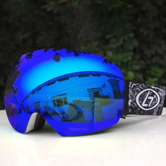 For Men Women OTG Ski Snowboard Snow Goggles UV Protection Anti-Fog Dual Lens AU