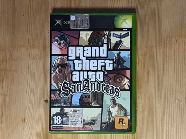 Grand Theft Auto San Andreas - GTA SA - Xbox - PAL ITA - completo