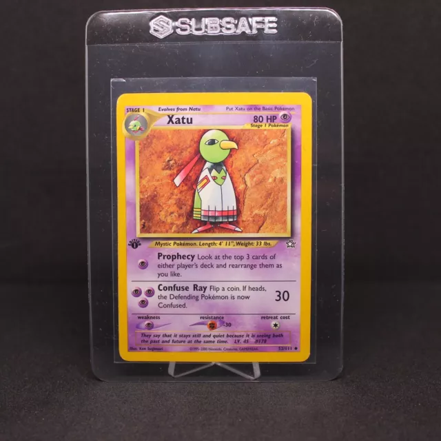 🌟 1st Edition Xatu | Neo Genesis 52/111 | Moderately Played VG | WOTC 🌟